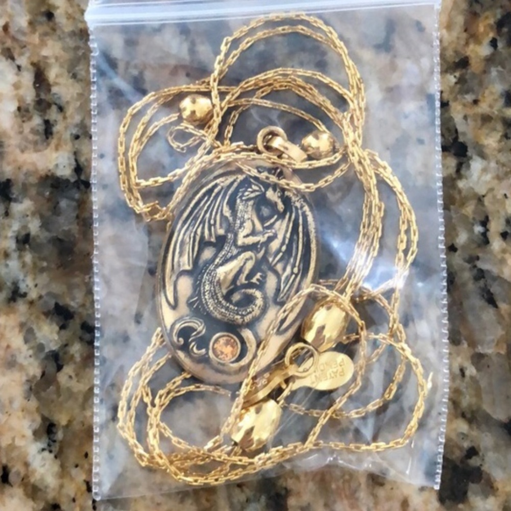 Alex and Ani Dragon Station Pendant Necklace - Picture 4 of 4